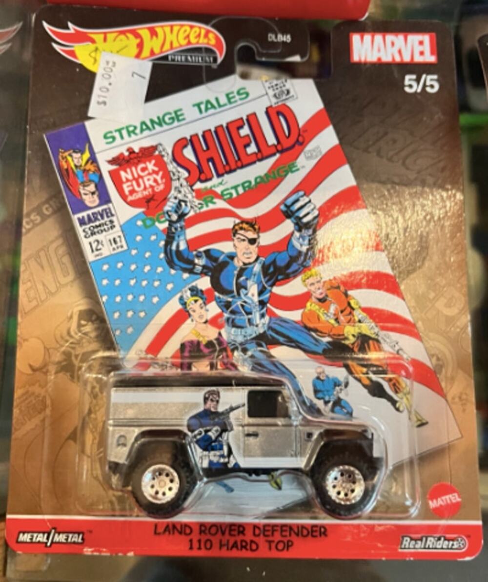 Hot Wheels Premium Marvel Nick Fury SHIELD Land Rover Defender 110 5/5